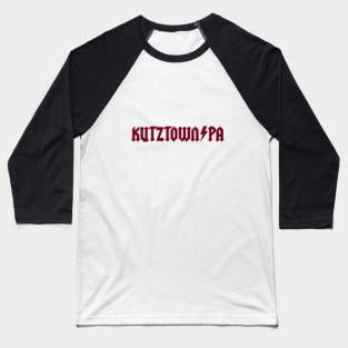 kutztown lightning bolt lettering Baseball T-Shirt